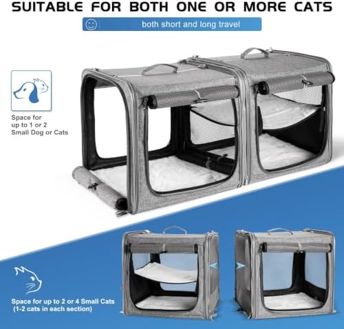 Extra Large Cat Carrier for 2 Cats - Image 2