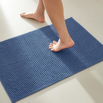 TYUU Bathroom Rugs Non Slip Washable, Super Absorbent Thin Bath Mat Small Quick by TYUU