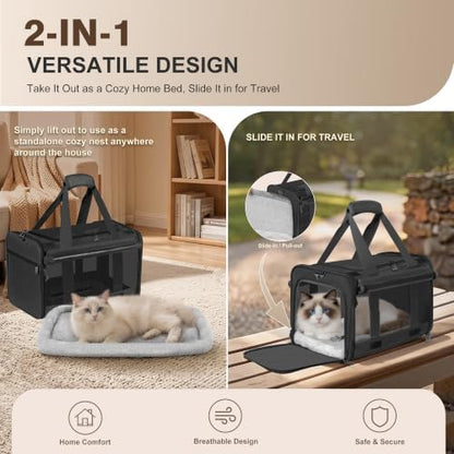 Soft Sided Cat Carrier for Anxious Pets - Image 3