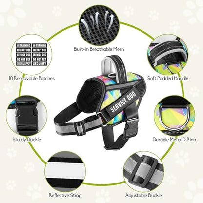 Service Dog Vest Harness and Leash Set, Animire in Training Dog Harness - Image 5