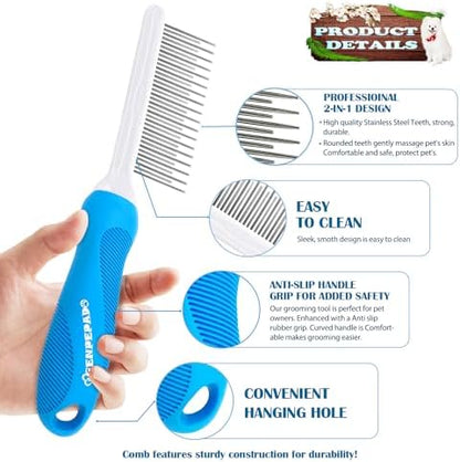 GENPEPADO Grooming Comb for Dogs and Cats - Image 2