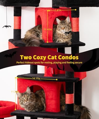 Gothic Cat Tree, 71 Inch Heavy Duty Cat Trees - Image 4