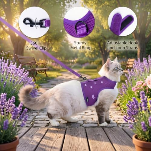 Cat Harness and Leash Set for Walking Escape Proof - Image 5