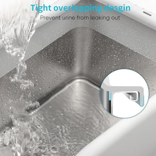 2PACK XXL Stainless Steel Litter Box - Image 6