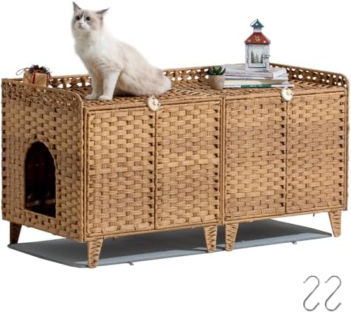 SETVSON Cat Litter Box Enclosure by SETVSON