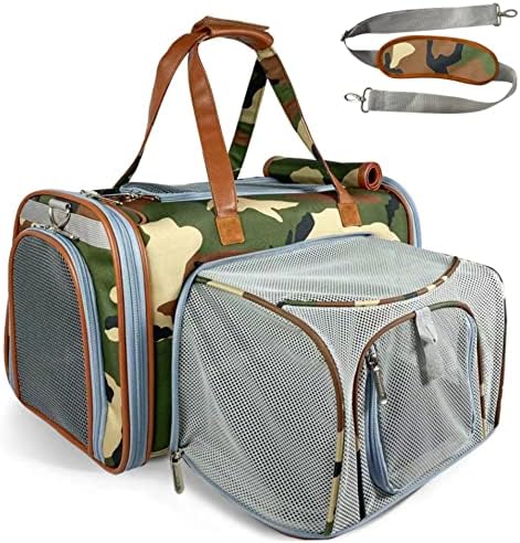 Mr. Peanut's Gold Series Standard Size Expandable Pet Carrier by MrPeanuts