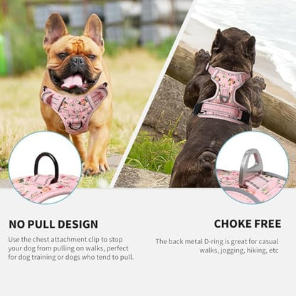 HEELE Dog Harness, No Pull Adjustable Padded Reflective Harness - Image 3