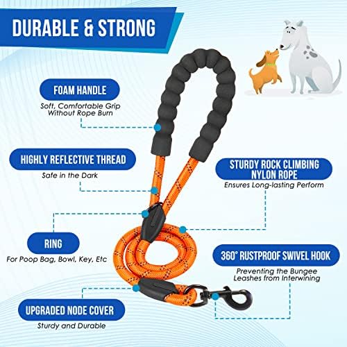 SlowTon Double Leash for Two Dogs, No Tangle & - Image 4