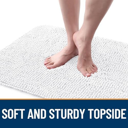 OLANLY Dog Door Mat for Muddy Paws 30x20, Super Absorbent Chenille Mud Mat - Image 4