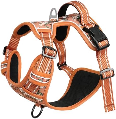 HEELE Dog Harness, No Pull Adjustable Padded Reflective Harness - Image 2