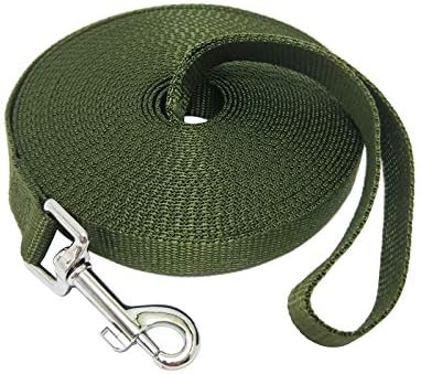 Nylon Training Dog Leash for Small Medium Large Dogs, 15ft 20ft 30ft 50ft Long by FancyCorgi