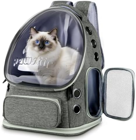 Cat Backpack Carrier Clear Bubble Window by pawstrip