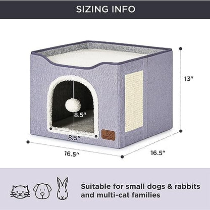 Bedsure Cat House Bed for Indoor Cats - Image 6