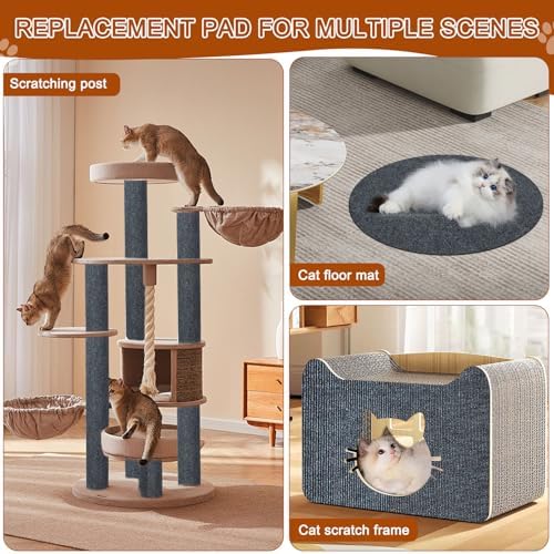 Cat Scratch Mat, 118.5"x15.9" Trimmable Self-Adhesive Cats Scratch Carpet - Image 5