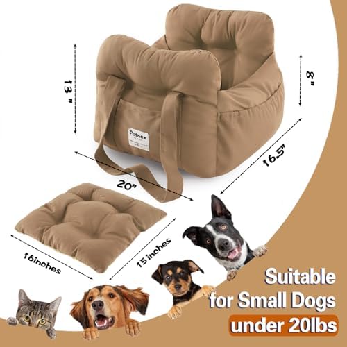 Dog Car Seat for Small Dogs, Portable Puppy Car Seat of Easy Installation - Image 6