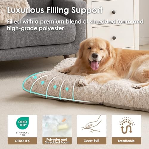 EHEYCIGA Washable Dog Beds Medium Sized Dog, 29x21 Inch Pet Bed - Image 2