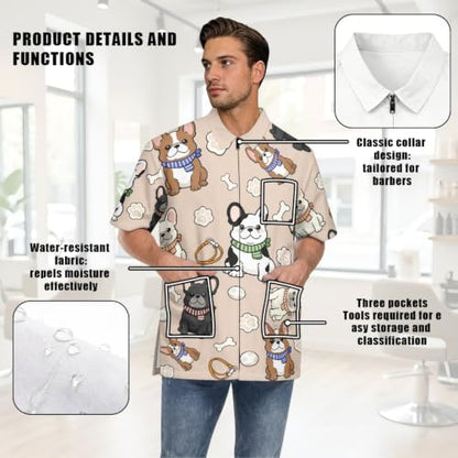 Funny Print Barber Jackets & Smocks - Image 7