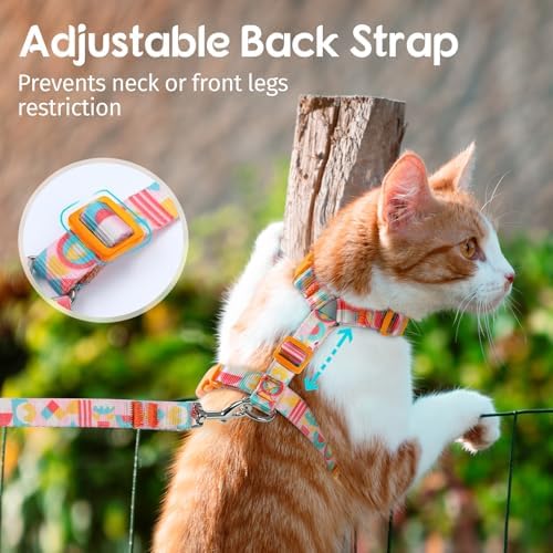 Dooradar Cat Harness and Leash Set, Adjustable Pet Straps - Image 4