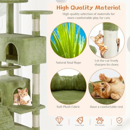 DUMOS 54 Inch Cat Tree Tower - Image 4
