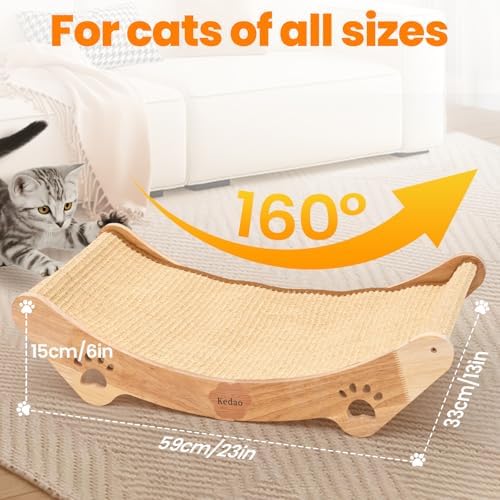 KEDAO Sisal Cat Scratcher Bed Scratching Posts - Image 2