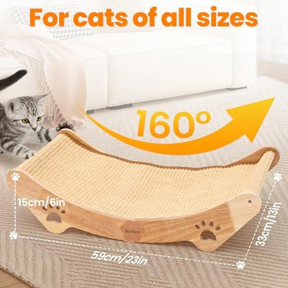 KEDAO Sisal Cat Scratcher Bed Scratching Posts - Image 2