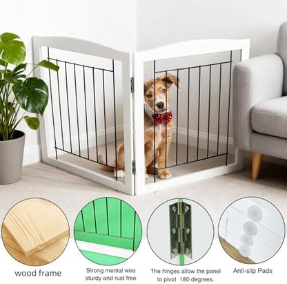 ZJSF Freestanding Foldable Dog Gate - Image 5
