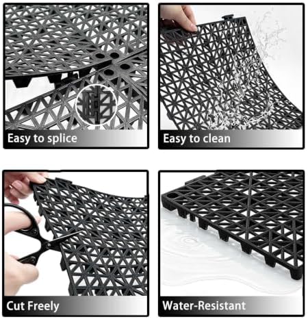 Dog Kennel Pad, Raised Grid Mat - Image 4