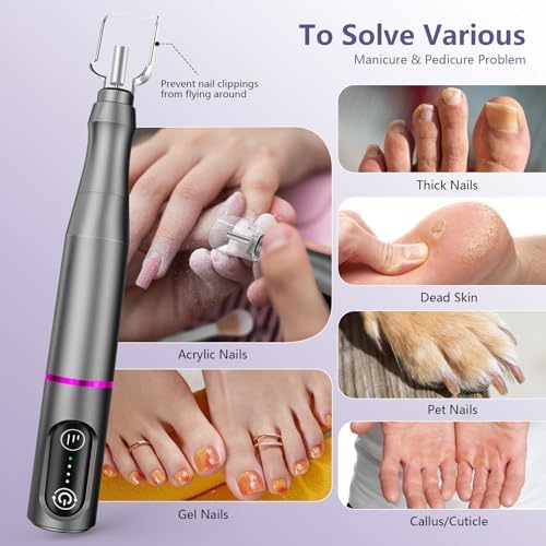 TUOBEO Cordless Nail Drill Electric Nail File Kit, Rechargeable Efile Set - Image 3