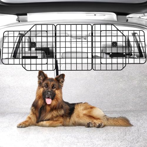 Universal Fit Car Barrier, Adjustable Dog Barrier, Back Seat Separator Gate by HAITRAL