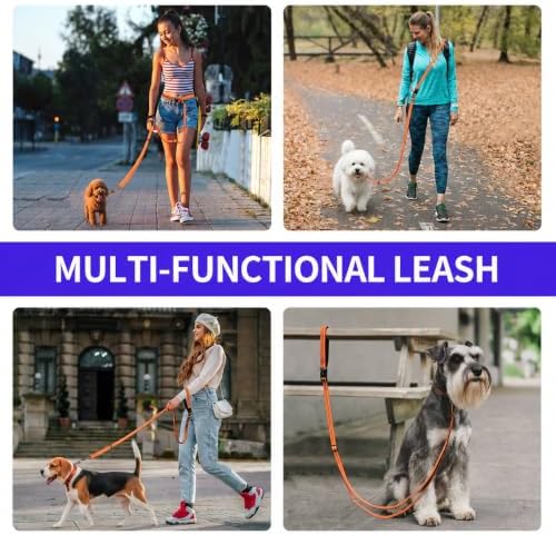 Kazazoo Hands-Free Dog Leash Adjustable Length 5-8 Ft, Waist - Image 4