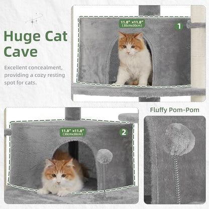 Gitelsnour Corner Cat Tree, All Sisal Multi-Cat Scratching Posts GCT035W - Image 4