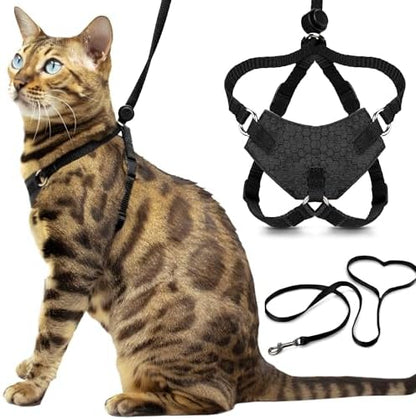 OutdoorBengal Houdini™ Escape Proof Cat Harness and Leash by OutdoorBengal