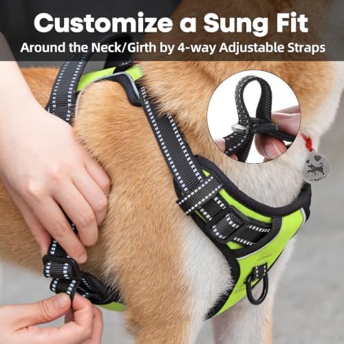 PoyPet No Pull Dog Harness Small, Reflective Vest - Image 4