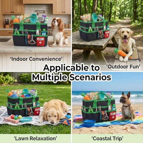 Pet Grooming Bag, Dog Grooming Organizer Tote - Image 7