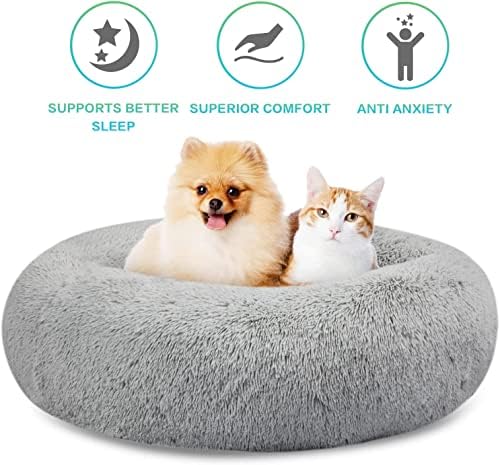 SAVFOX 20 inches Calming Donut Dog Bed - Image 2