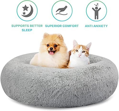 SAVFOX 20 inches Calming Donut Dog Bed - Image 2