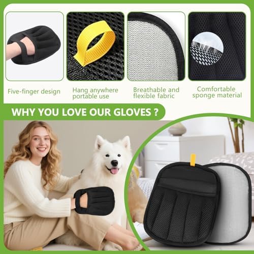 Electrostatic Pet Hair Remover Glove – Reusable Lint Roller Alternative - Image 2