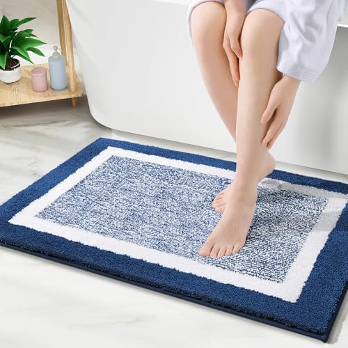 OLANLY Bathroom Rugs 36x24, Soft Absorbent Microfiber Bath Rugs by OLANLY