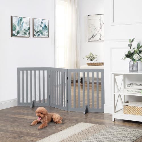 unipaws 24”H Free Standing Pet Gate - Image 3