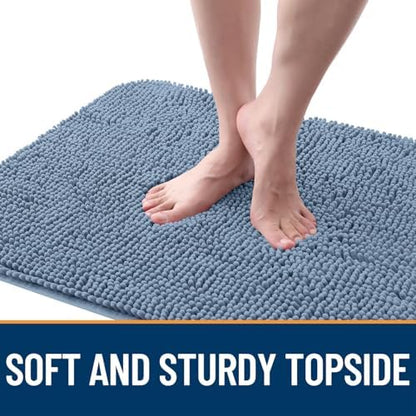 OLANLY Dog Door Mat for Muddy Paws 70x35, Super Absorbent Chenille Mud Mat - Image 4