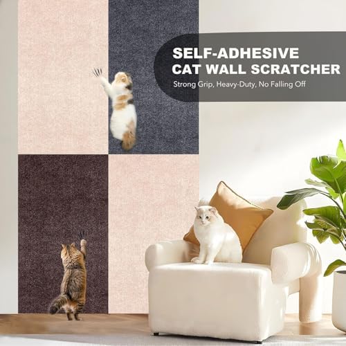 Self-Adhesive Cat Scratching Mat, Couch Protector from Cat Claws - Image 4