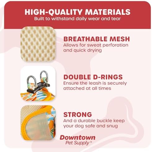 Downtown Pet Supply Step-in Dog Harness – No Pull, Adjustable Padded Mesh - Image 4