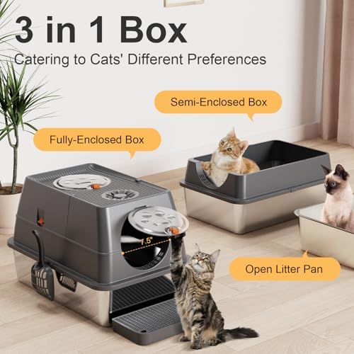 Stainless Steel Litter Box - Image 3