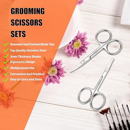 LePinko Facial Hair Small Grooming Scissors - Image 2