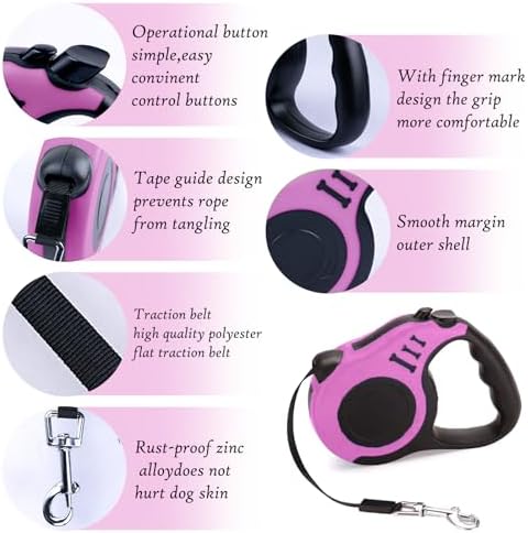 Retractable Dog Leash, 16 FT Dog Leash - Image 3