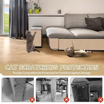 LSGCQ Cat Scratch Mat Self Adhesive Cat Scratch Furniture Protector - Image 5
