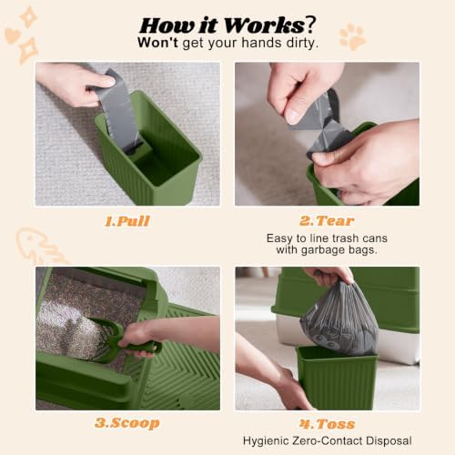 Stainless Steel Litter Box | Enclosed Cat Litter Box - Image 4
