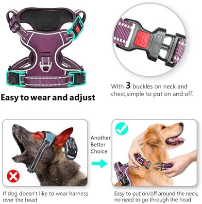 Timos Dog Harness for Large, Reflective No Pull Vest - Image 2