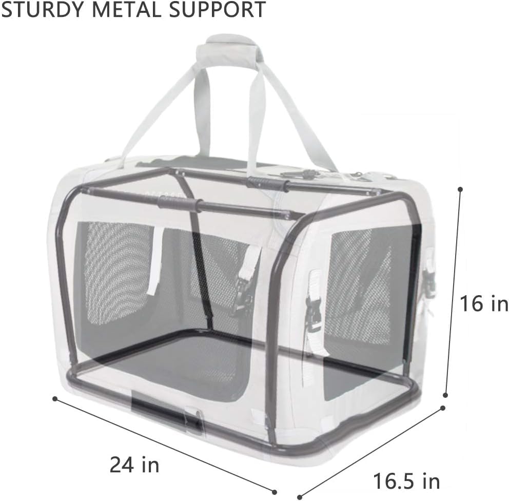 Extra Extra Large Cat Carrier Soft Sided, Portable Small Dog Carrier - Image 2