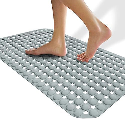 SELIBRE Bath Mat, TPR Material Suction Cups Shower Mats by 1